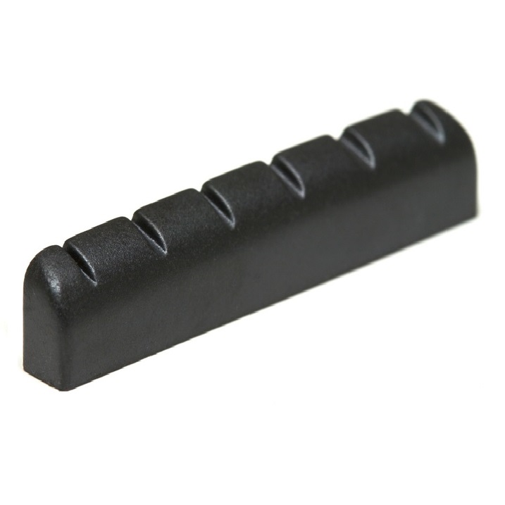 PT-1728-00 Black Tusq 6 String Nut Slotted