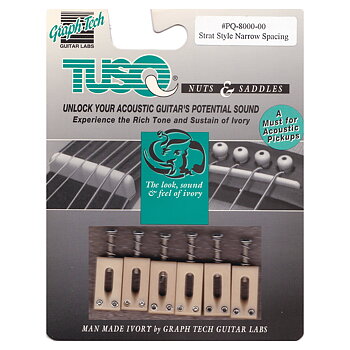 PQ-8000-00 TUSQ Strat Style Saddles (Aged)