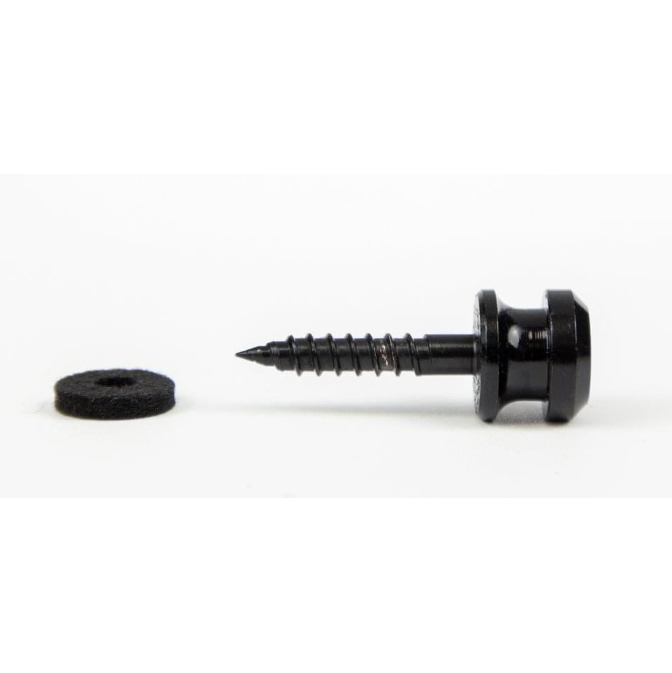 Schaller S-Locks Strap Lock Set (Black Chrome) - 6