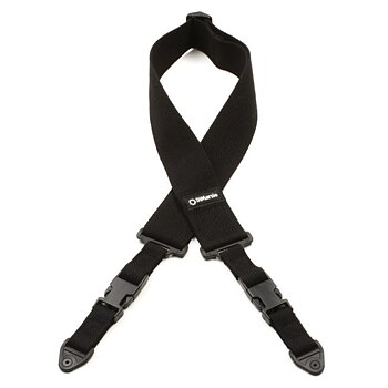 Dimarzio DD2200CB Cotton ClipLock Strap (Black)