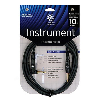 Planet Waves PWGRA10 Custom Series Instrument Cable 3,05m (Right Angle)