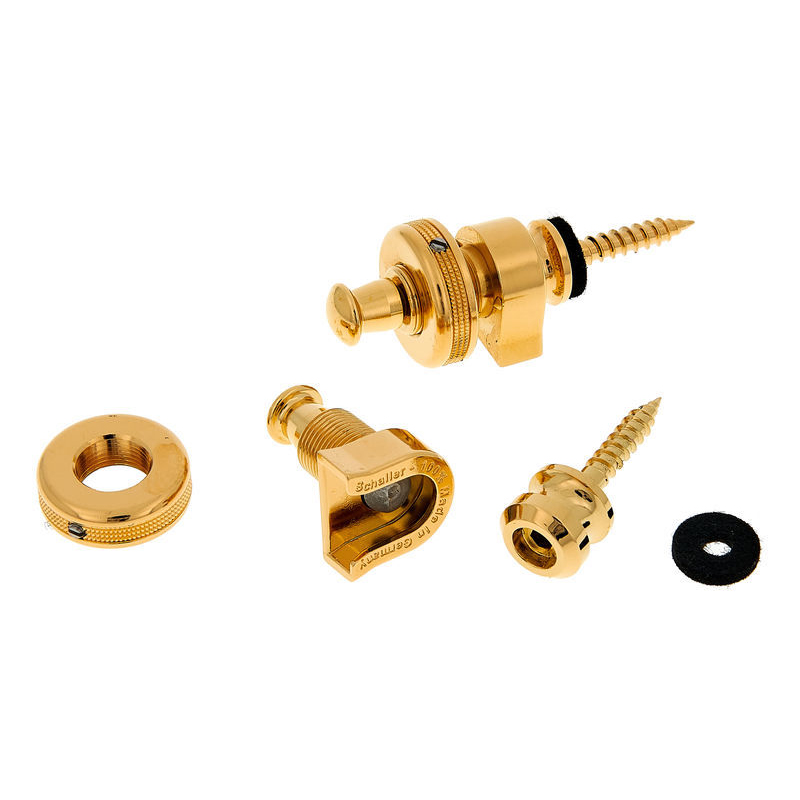 Schaller S-Locks Strap Lock Set (Gold) - 4