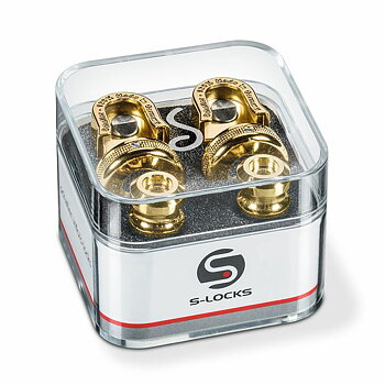 Schaller S-Locks Strap Lock Set (Gold)