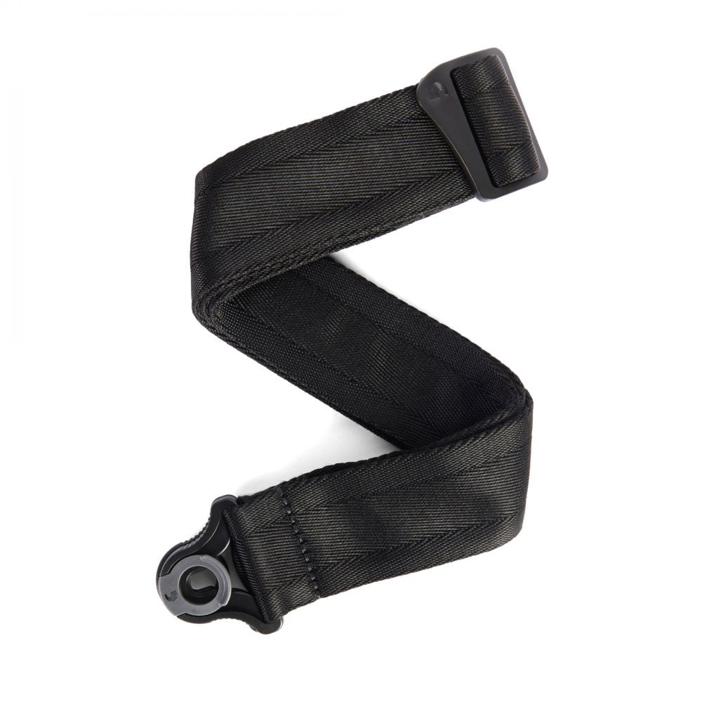 D’Addario 50BAL00 Auto Lock Guitar Strap (Black) 