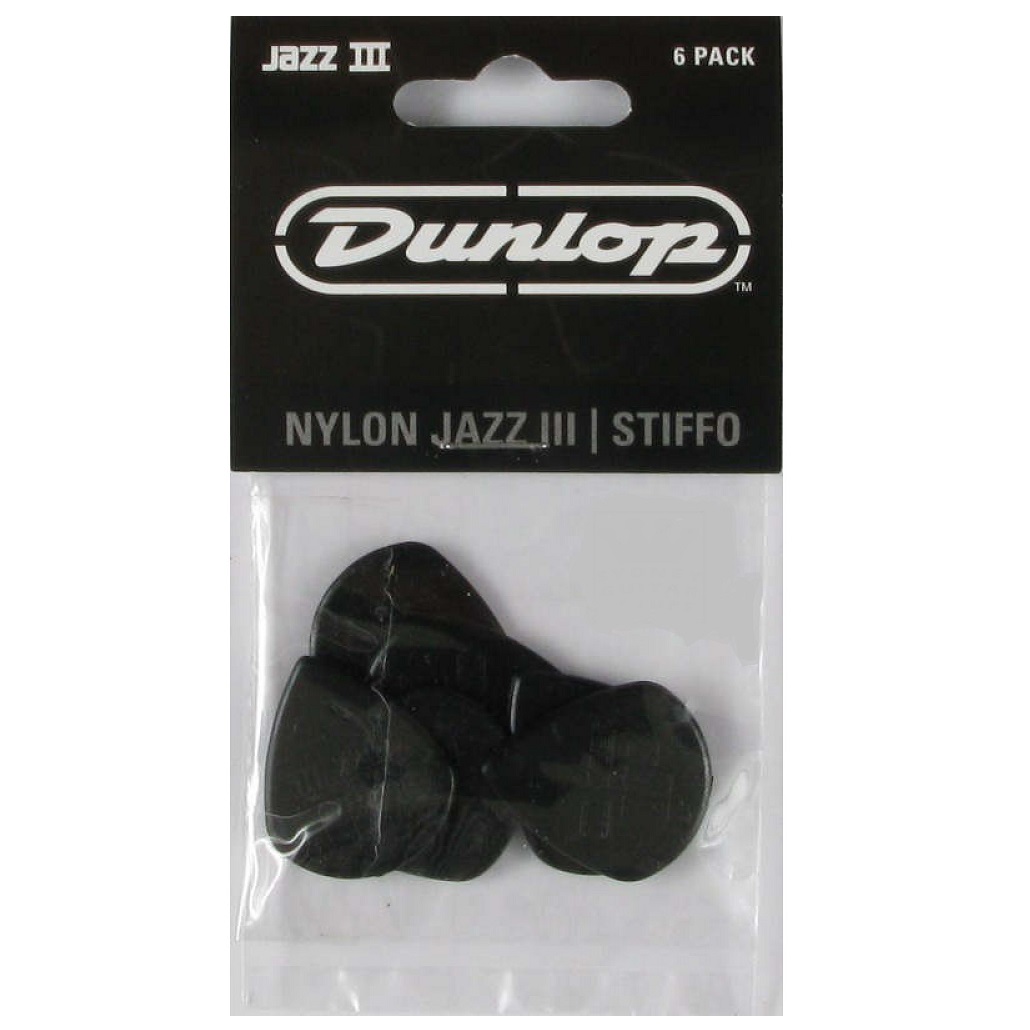 stringsnordic.com - Dunlop Jazz 3 6-Pack (Black)