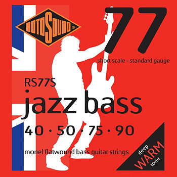 Rotosound RS77S Jazz Bass Flatwound 040-090 (Short Scale)