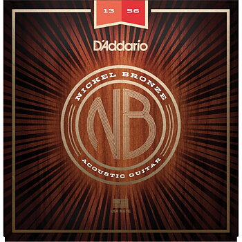 D'Addario NB1356 Nickel Bronze Acoustic Strings 013-056