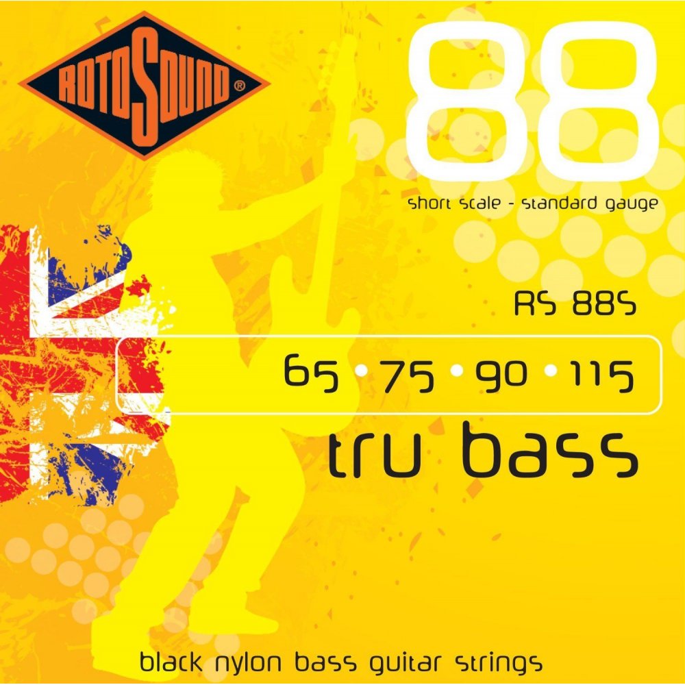 Rotosound RS88S Tru Bass Black Nylon 065-115 (Short Scale)