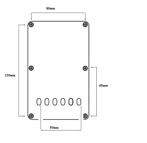 Tremolo Spring Cover Plate (White) - 2