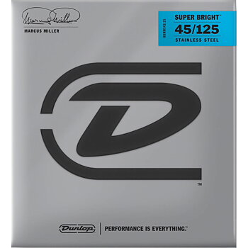 Dunlop Super Bright™ Marcus Miller Stainless Steel Bass 045-125 (5-string)