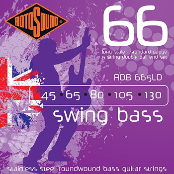 Rotosound RDB665LD Double Ball End Bass Strings 045-130 