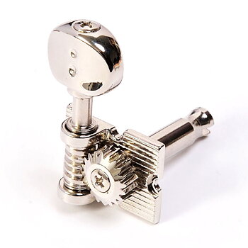 Graph Tech PRN-4624-NO RATIO Waffle-Back Vintage Electric Guitar Machine Heads (6 in line)