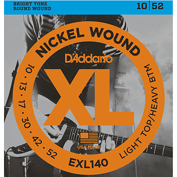 D'Addario EXL140 Light Top / Heavy Bottom 010-052