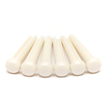 PP-1100-01 Tusq Bridge Pins (White)