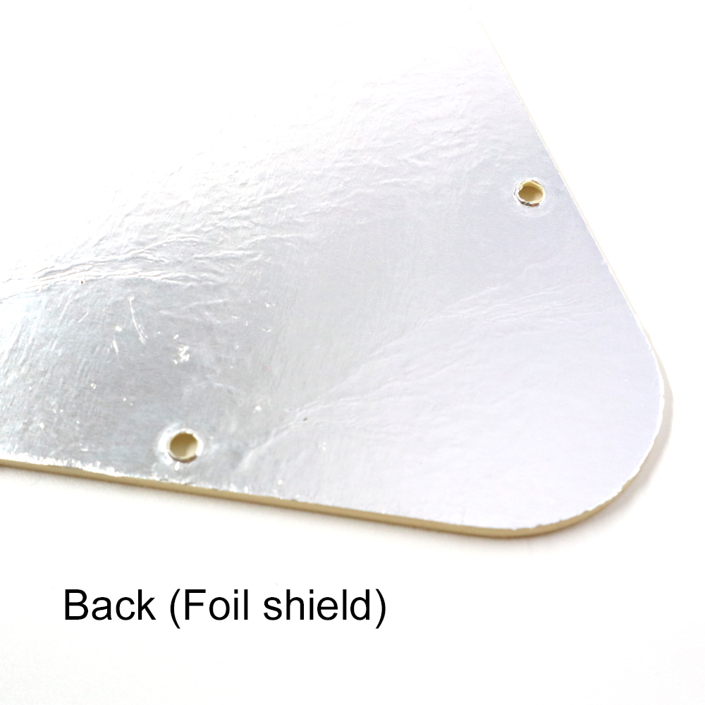 Les Paul Back Plate Control Cover (Black) - 3