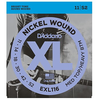 D'Addario EXL116 Medium Top / Heavy Bottom 011-052