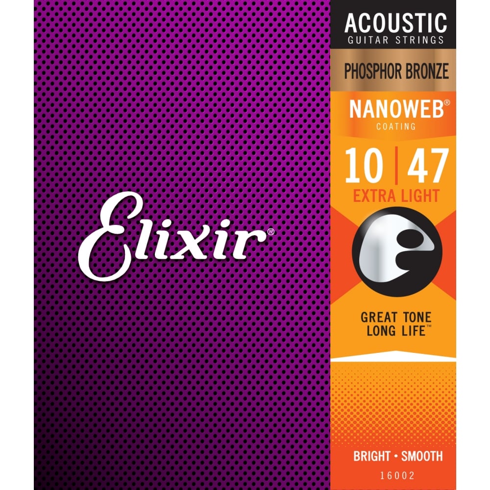 Elixir Acoustic Nanoweb Phosphor Bronze 010-047