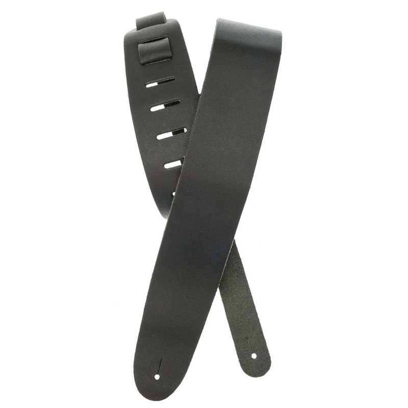 Planet Waves Basic Classic Leather Guitar Strap (Black) 