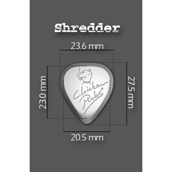 ChickenPicks® SHREDDER Guitar Pick 3.5mm - 2