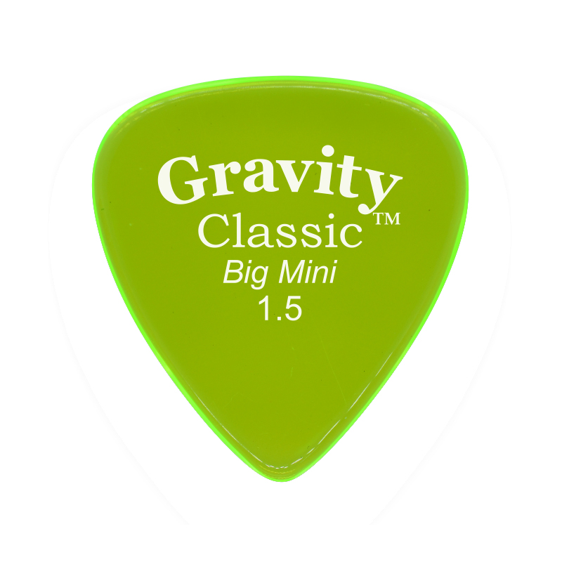 Gravity Picks GCLB15P Classic Big Mini Polished 1.5mm