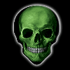 Hotpicks Motion pick "Green Skull" 