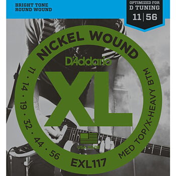 D'Addario EXL117 Medium Top / X-Heavy Bottom 011-056