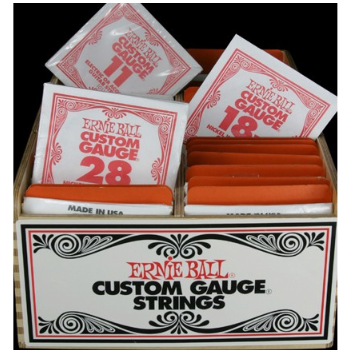 Single strings Ernie Ball 018w-080w (Wound)
