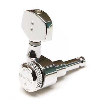 Graph Tech PRL-8311-C0 RATIO Electric Guitar Locking Machine Heads (3+3)