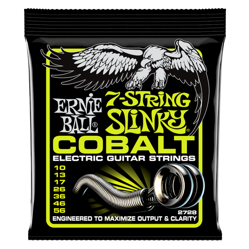 Ernie Ball Cobalt Elgitarrsträngar 010-056 (7-string)