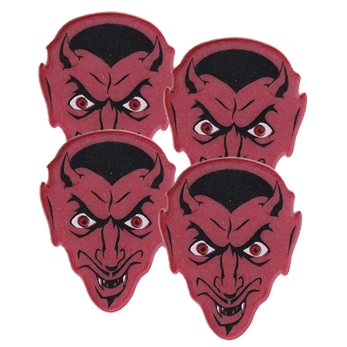 Hotpicks Monster Collection Picks "Red Devil" (4-Pack)