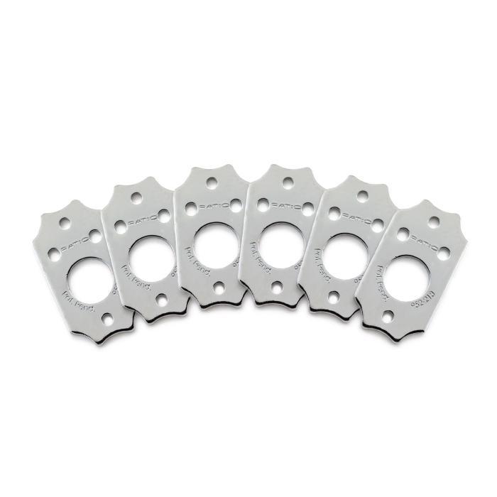 Graph Tech RATIO InvisoMatch Mounting Plate For Gibson Style 2 Screw Hole (Chrome)
