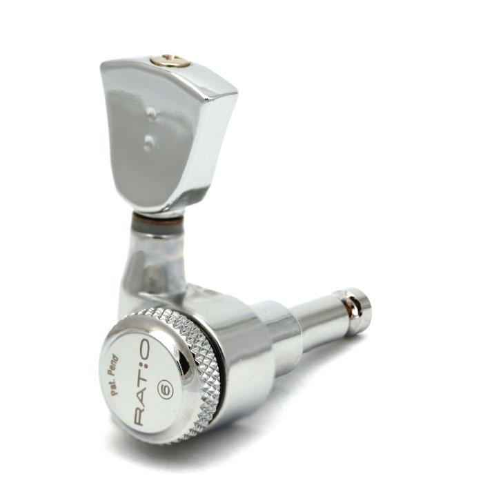 Graph Tech PRL-8341-C0 RATIO Electric Guitar Locking Machine Heads (3+3)