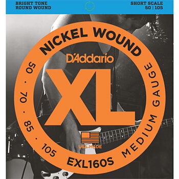 D'Addario EXL160S Short Scale 050-105