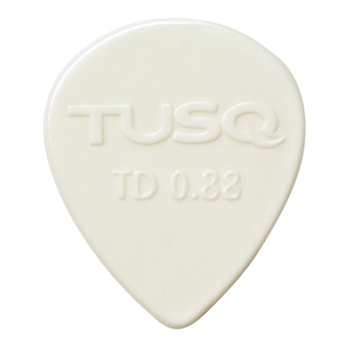 Graph Tech TUSQ Tear Drop Picks White 0.88mm - Bright Tone 6-Pack - 2