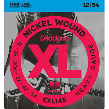 D'Addario EXL145 Heavy Gauge 012-054