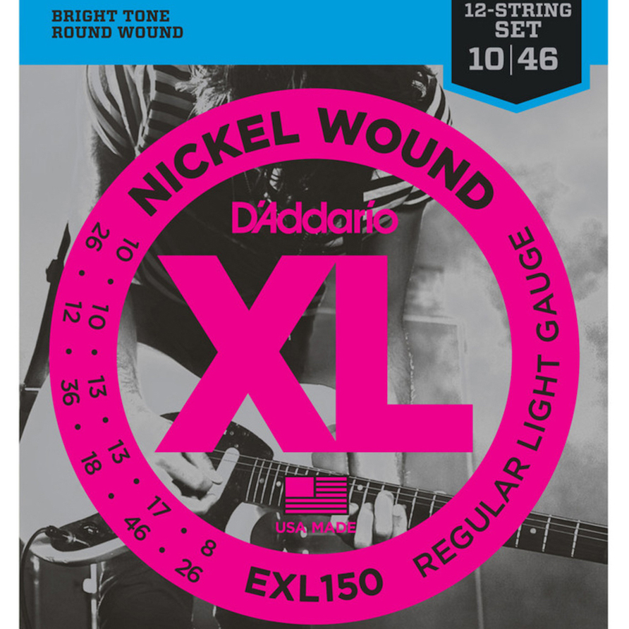 D'Addario EXL150 Regular Light 010-046 (12-String)