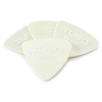 Graph Tech TUSQ Bi-Angle Picks White 1.00mm - Bright Tone 4-Pack
