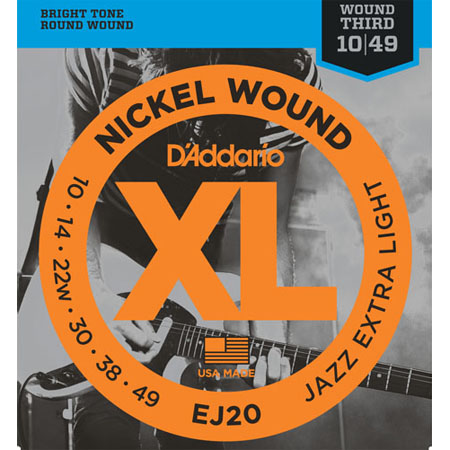 D'Addario EJ20 Jazz Extra Light 010-049