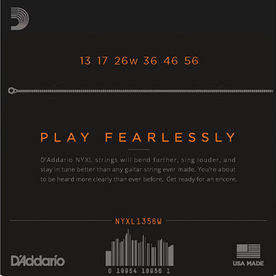 D'Addario NYXL1356w Nickel Wound 013-056 - 2