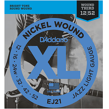 D'Addario EJ21 Jazz Light 012-052