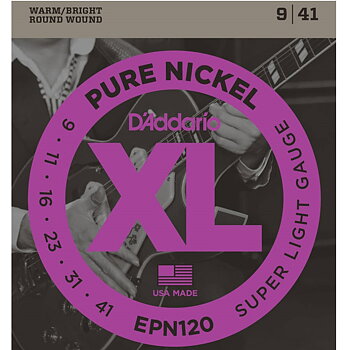 D'Addario EPN120 Pure Nickel Super Light 009-041