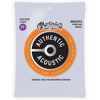 Martin MA535FX Authentic Acoustic Flexible Core Strings 011-052