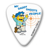 Simpson "My Daddy Shoots People" Pick