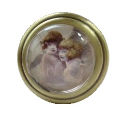 Knob Angels glass metal shabby chic country style Interior Design Farmhouse Romance