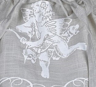 Lampkjol Linne-färg Amorin shabby chic lantlig stil