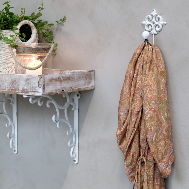Krok French Lilly antik vit med porslinsknopp shabby chic lantlig stil Gårdsromantik - 3