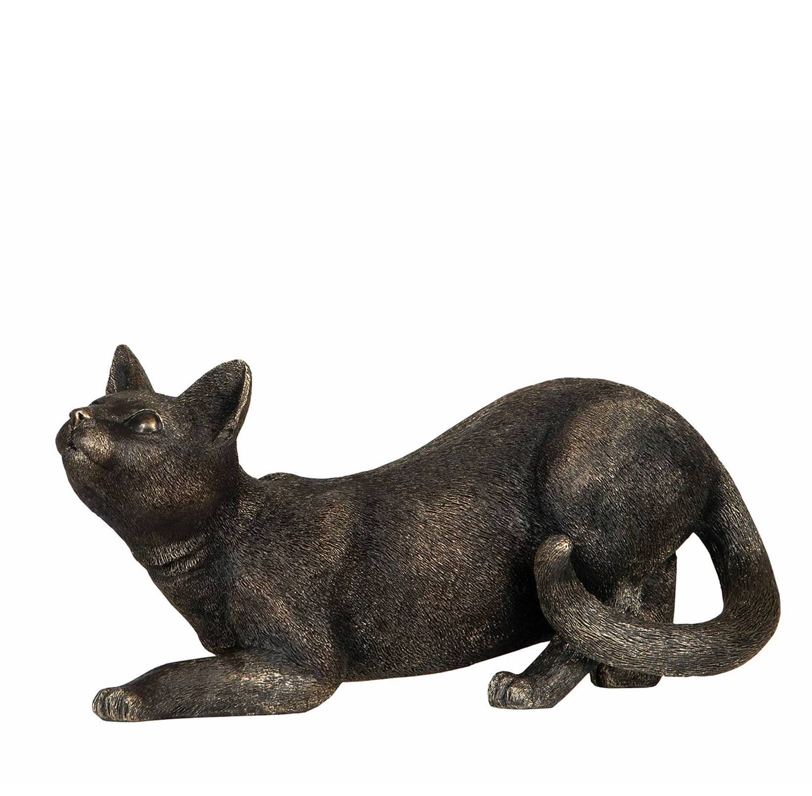Katt stor kattstaty lantlig stil Gårdsromantik