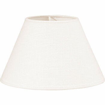 Lampskärm Carolin benvit 30 cm shabby chic lantlig stil