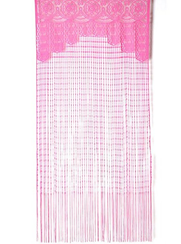 Spets draperi gardin rosa pastell romantisk shabby chic lantlig stil