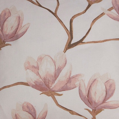 Rund duk vit rosa Magnolia shabby chic lantlig stil Gårdsromantik - 2